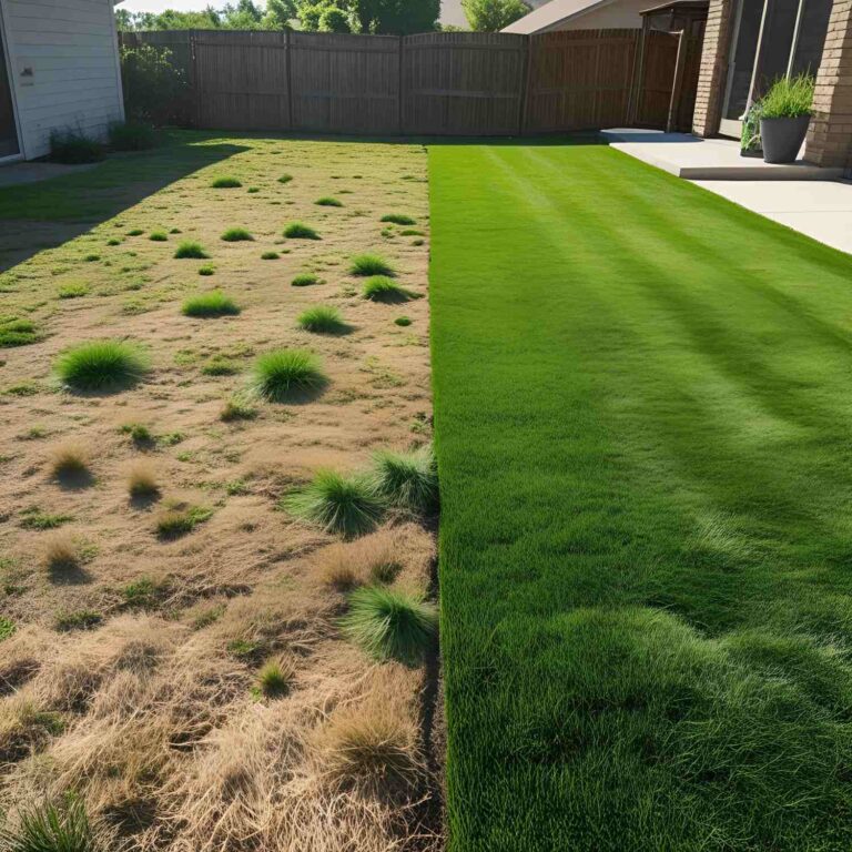 How We Transformed Our Lawn from Patchy to Plush